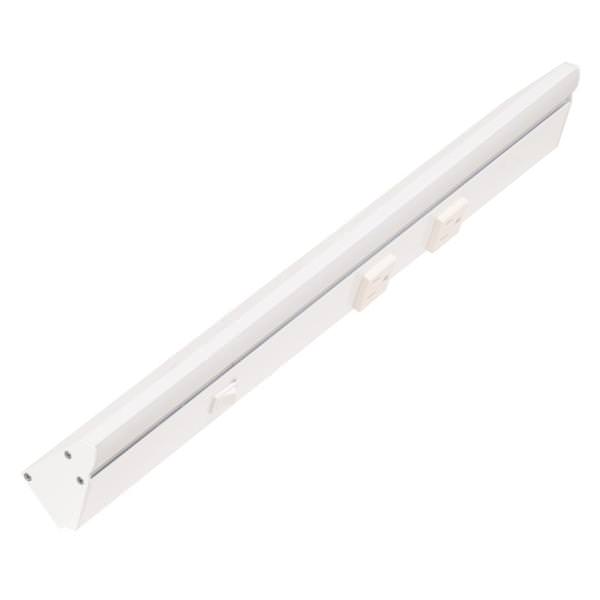 18.5" 6 watt 120 volt Warm White White LED Lighted Power Strip